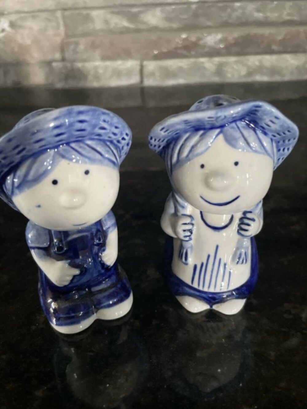 Ceramic Porcelain Shepherd Girl Salt & Pepper Shakers – Vintage Style Figurines